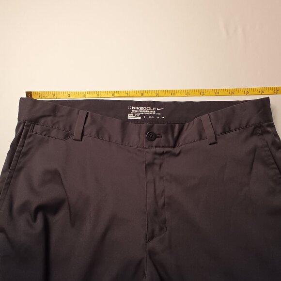 Mens Nike Golf Tour Performance Pants Size 32x32 Dri-Fit Black Color - Picture 7 of 10